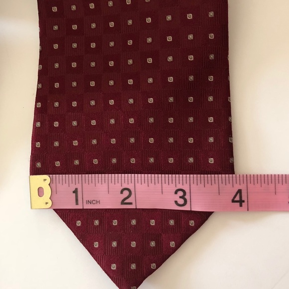 2 Marshall Field’s neckties (lavender & maroon) - Picture 3 of 8